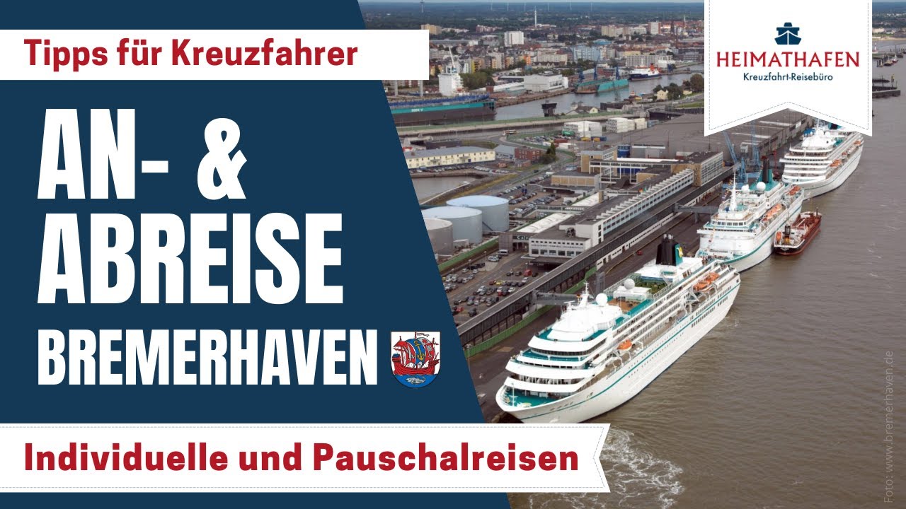 Alex' Reisetipps | An- und Abreise für Kreuzfahrer in Bremerhaven
