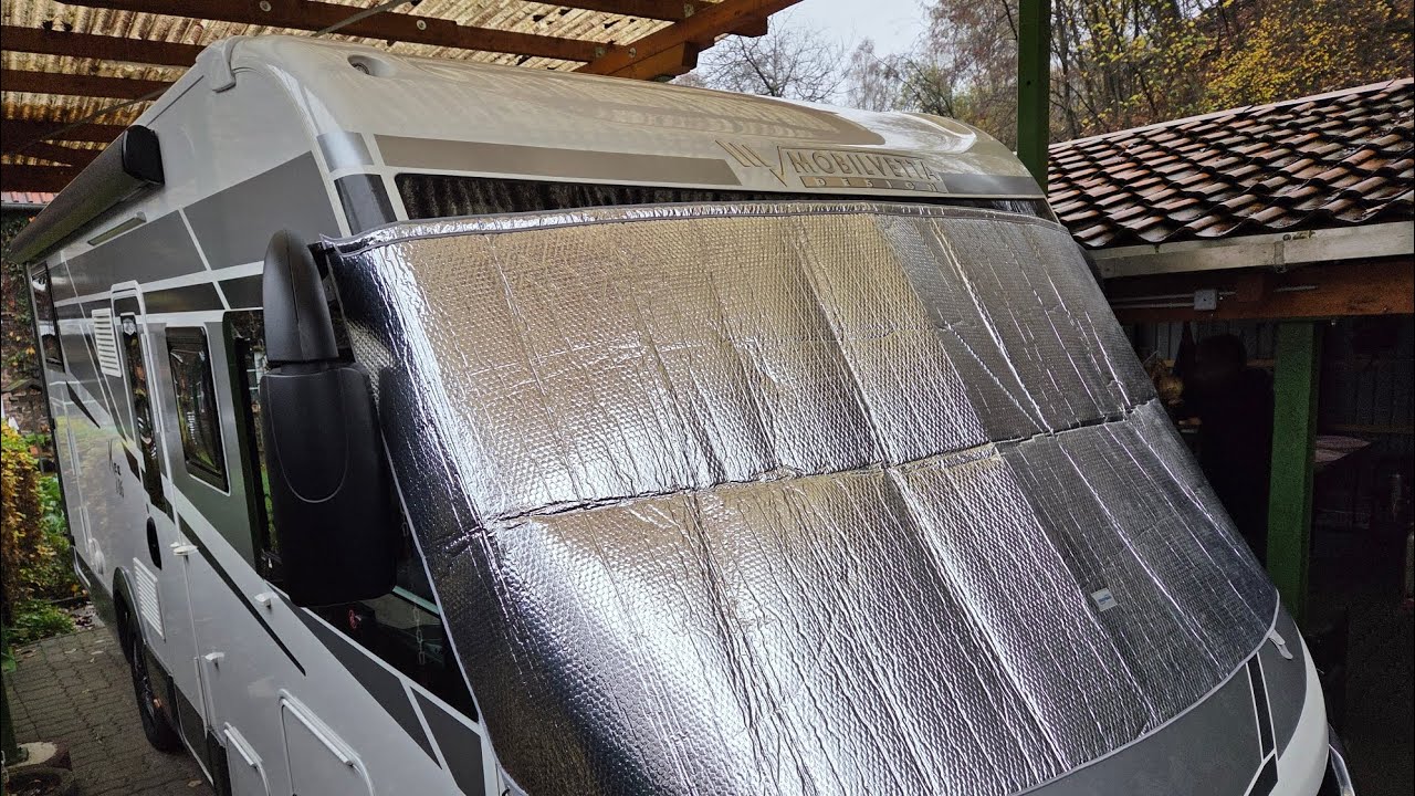 Hindermann Fensterisolierung für unser vollintegriertes Wohnmobil 