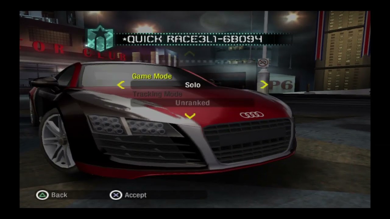 No friends tonight - Need for speed Carbon 