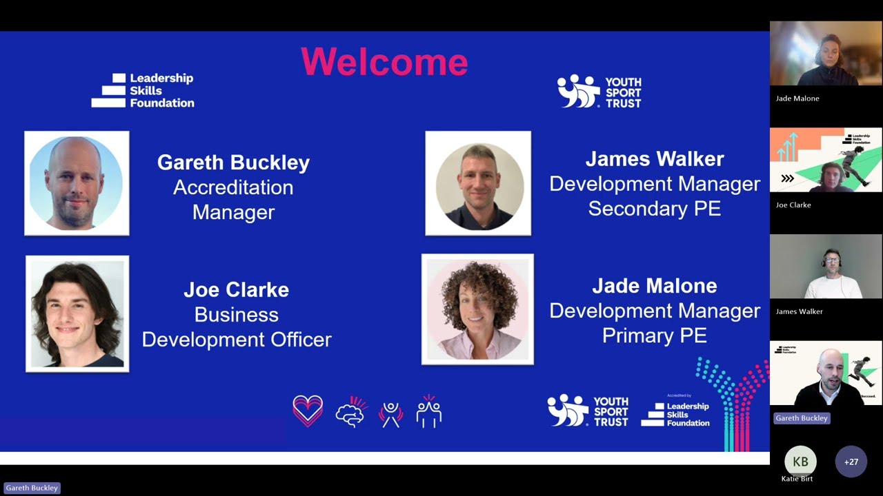 Discovery Webinar: PE Life Skills Award