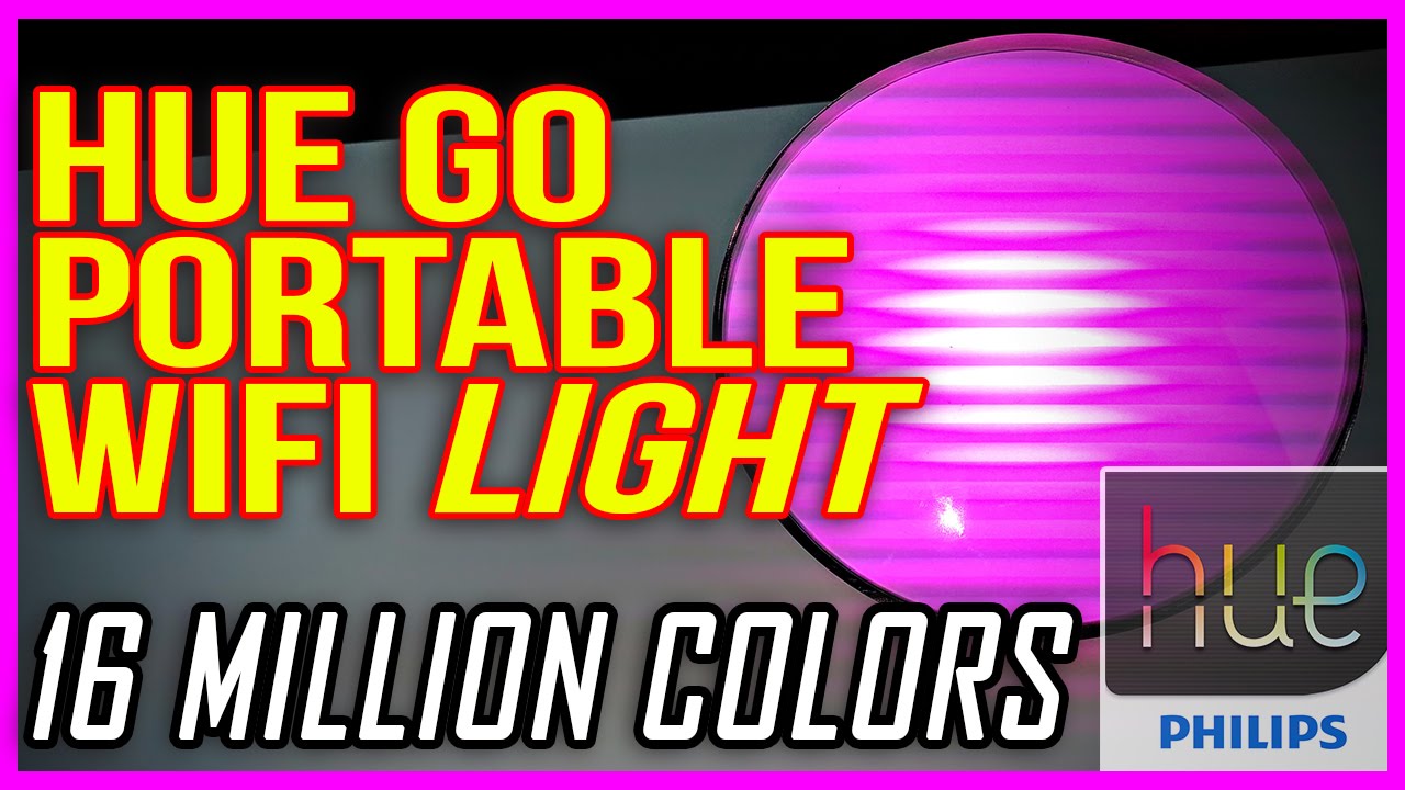 Philips Hue Go Portable Smartphone Controlled Colored WiFi Lights