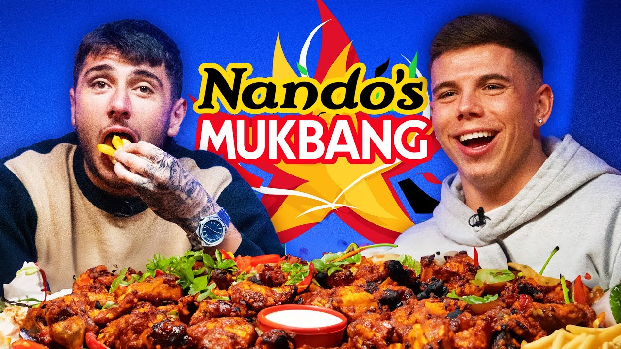 Дэнни Ааронс раскрывает все...!! NANDOS MUKBANG!!