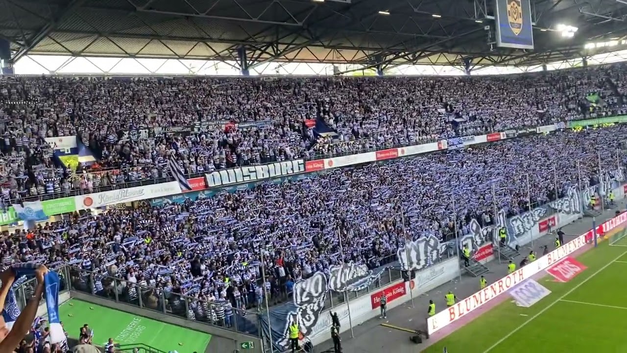 MSV DUISBURG VS ROT WEISS ESSEN MSV HYMNE