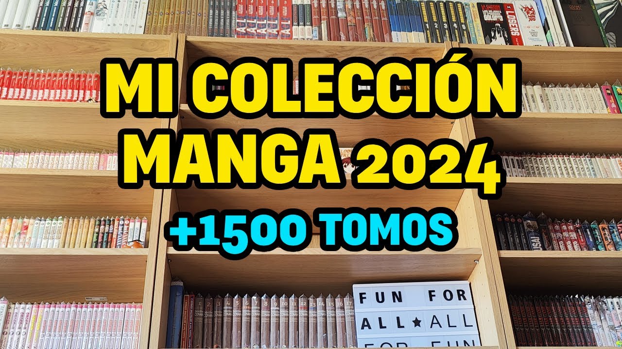 Mi COLECCIÓN MANGA (2024) | Estanterías con +1500 tomos