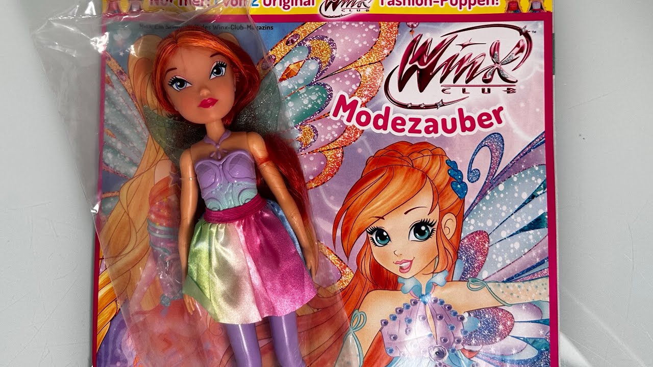 Winx Club Modezauber Magazin mit Fashion Puppen