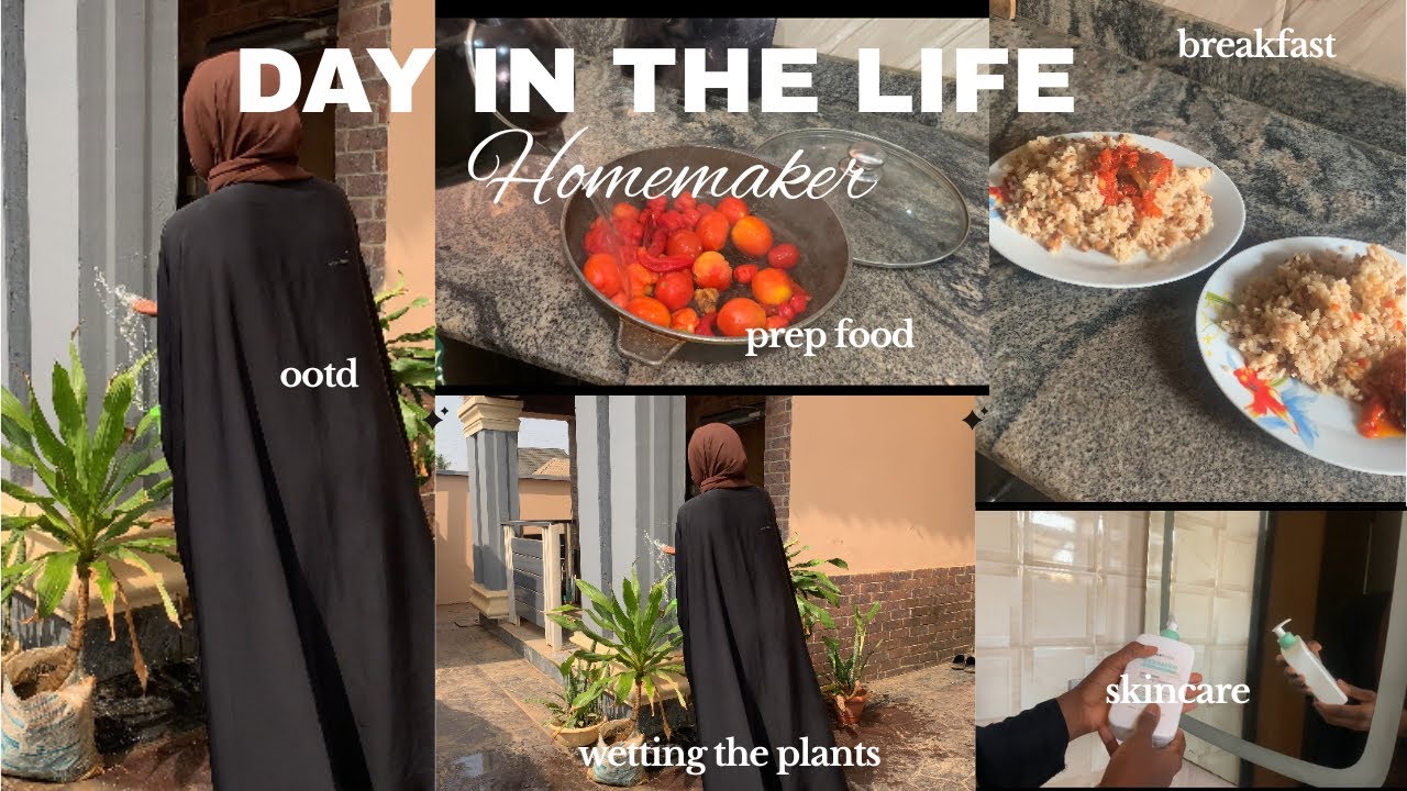 Days in the life as a SAHM | Life as an introvert mom |Living in Nigeria | Homemaking| Skincare 