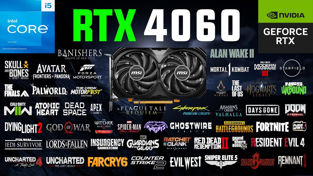 RTX 4060 Test in 60 Games in 2024