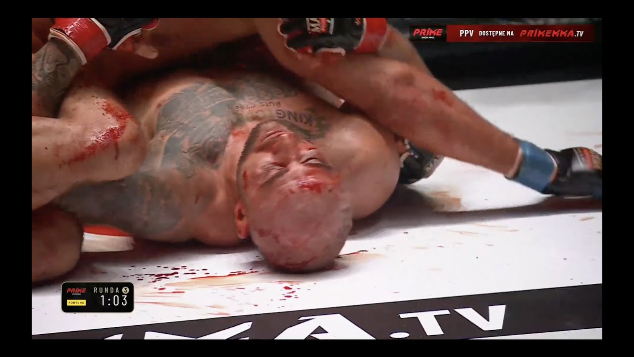 PRIME SHOW MMA: ZAJĄC PO KRWAWYM BOJU UBIJA CAŁKOWSKIEGO W 3 RUNDZIE
