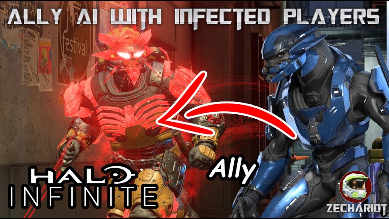 Ally AI With Infected Players | Halo Infinite Forge Tutorial