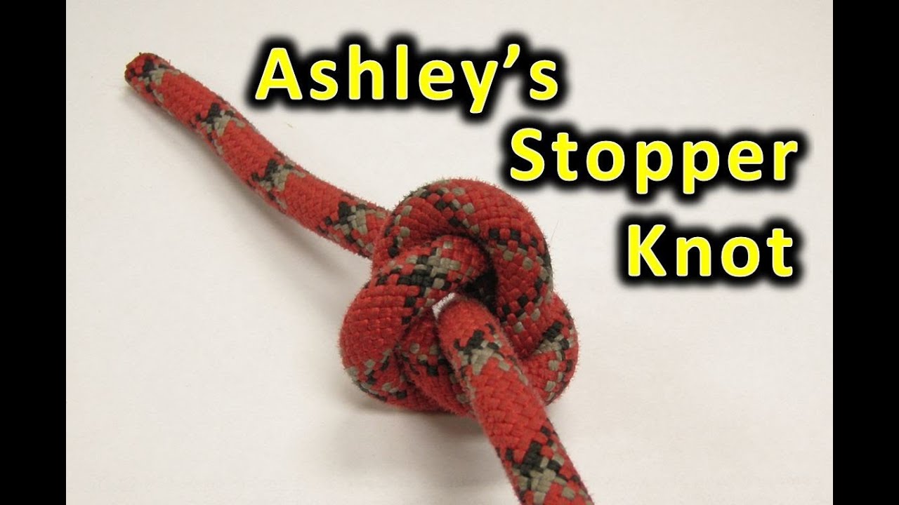 Ashley's Stopper Knot This knot may SAVE YOUR LIFE if you rock climb (AKA: Oysterman's Knot)