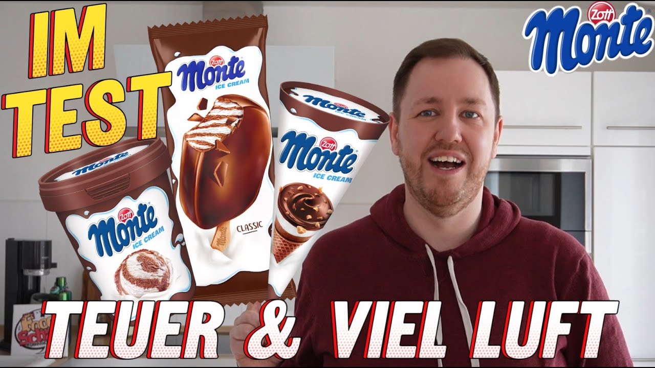 Zott: Monte Eis im Becher, in der Waffel & am Stiel im Test