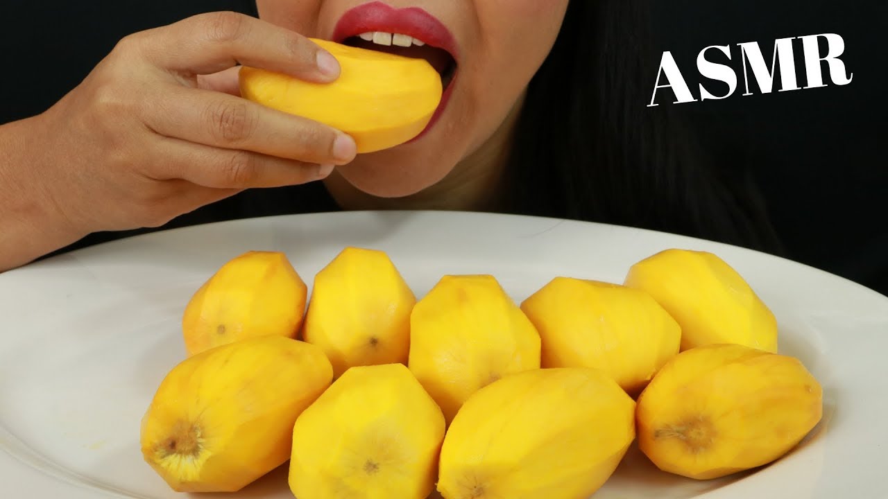 10 MANGOES ~ SLURPING SOUNDS ~ ASMR (No Talking) Eat Life With Kimchi