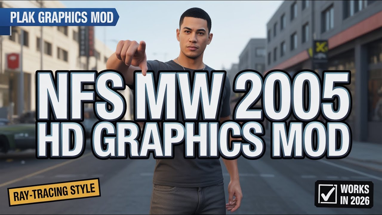 Как установить графический мод Plak в NFS Most Wanted (2005) | Графика HD в стиле трассировки луч...