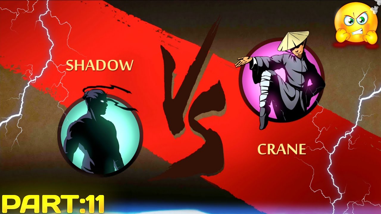 SHADOW VS CRANE 🤩🤩 || HERMIT'S LAST BODYGUARDS || SHADOW FIGHT 2 || PART:11 ||