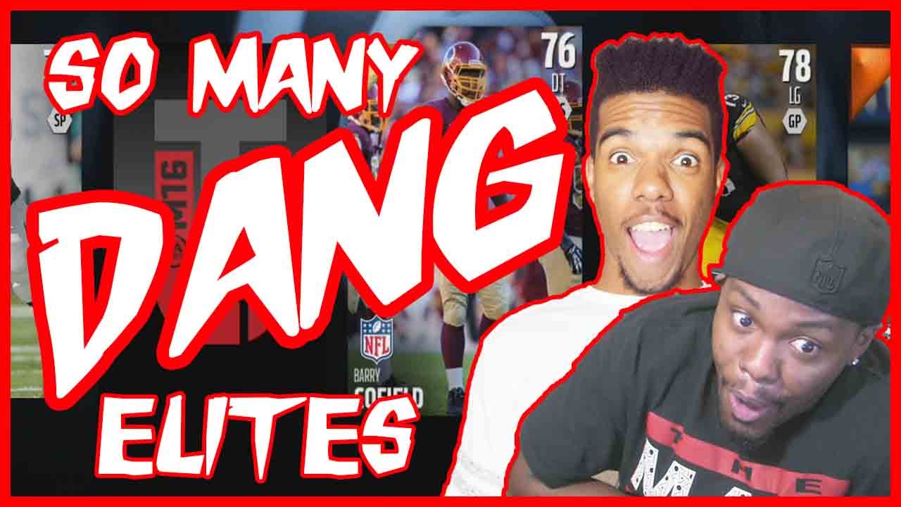 SO MANY DANG ELITES!!  - Madden 16 Pack Opening Wager