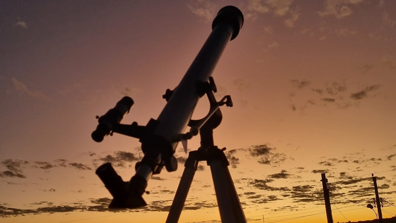 Esse é Meu Telescópio Refrator de 60 mm 🔭❤️