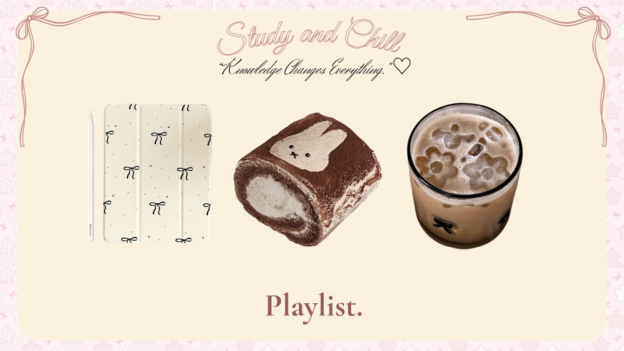 [𝓟𝓵𝓪𝔂𝓵𝓲𝓼𝓽] 📖 A Gentle Place to Focus ☕ Soft Study · Creamy Café · Calm Mind
