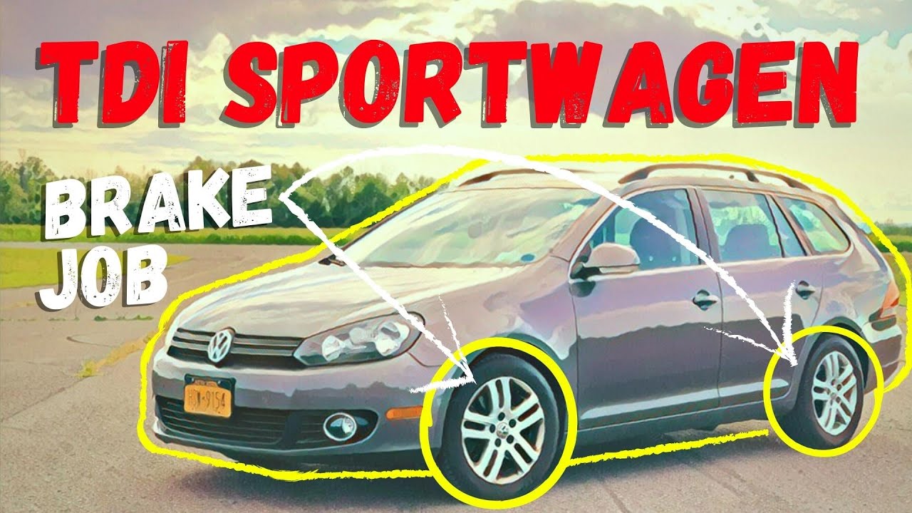 MK6 Jetta Sportwagen TDI Колодки и роторы Как установить