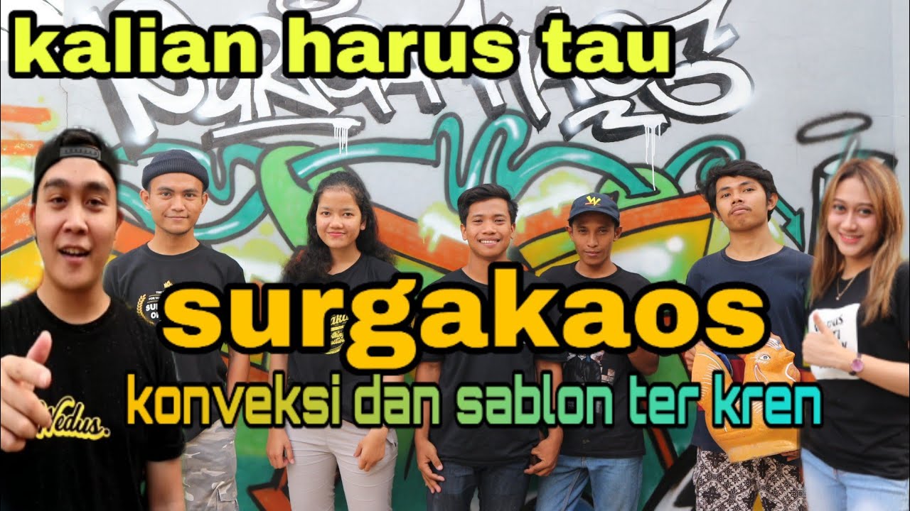 SURGAKAOS konvesi dan sablon terkren di kota cilegon _ vlog Aang gunaefi