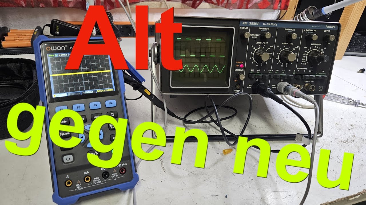 OWON HDS Oszilloskop Multimeter Signalgenerator Kondensatortester damit kannst du alles messen