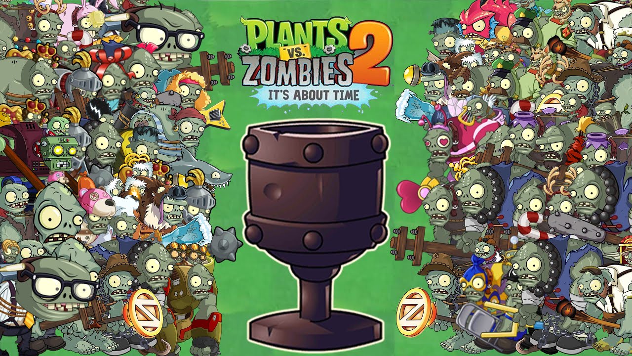PvZ 2 Zombie Battlez - 48 Random Gargantuar Vs Gargantuar - What team is the best? Zombie Vs Zombie