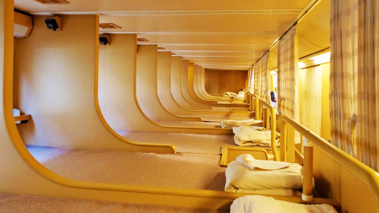Riding on Japan’s SLEEPER NIGHT Train | SUNRISE EXPRESS Osaka→Tokyo