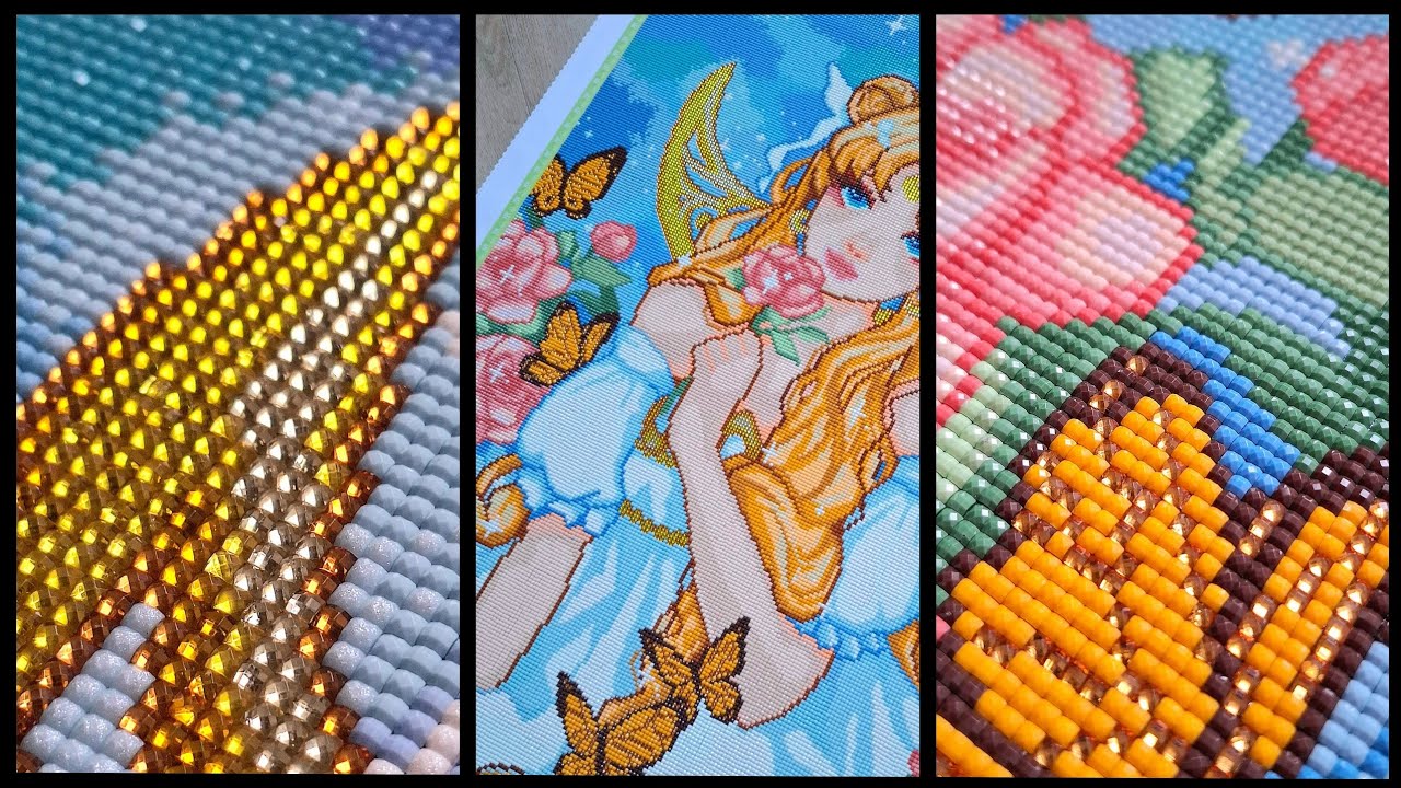 Ultimate 3+ Hour Diamond Painting ASMR Compilation - No Talking - Real Speed - Jaded Gemshop 