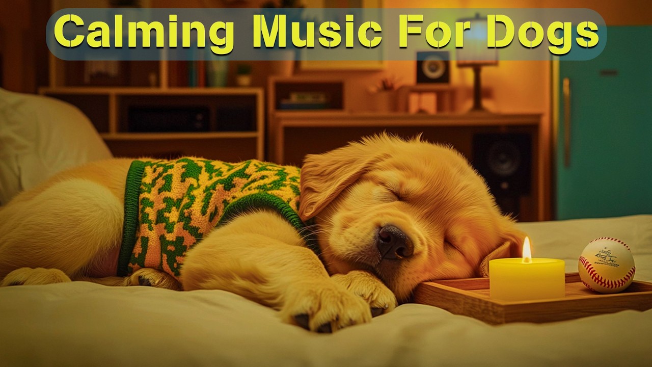 12 HOURS of Dog Calming Music 🐶 Relaxation Music for Dogs🎼 Soothing Dog Music for Separation Anxiety