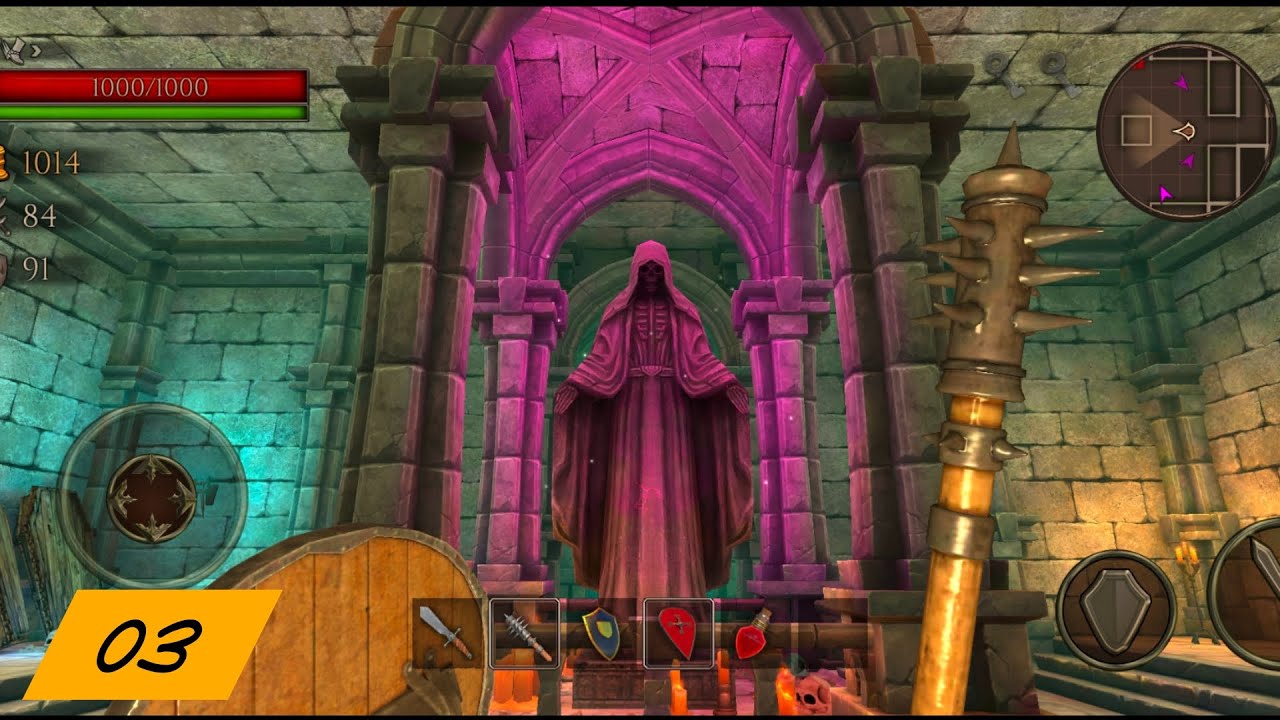 Melanjutkan perjalanan kesatria kedalam dungeon mengerikan.- UNDEAD DWELLING 03 