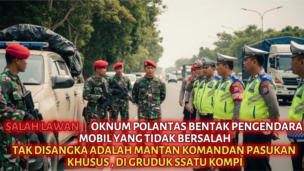 VIRAL ‼️ OKNUM POLANTAS SOMBONG BERANI MAIN TANGAN, TERNYATA SATU KOMPI DATANG KARENA YANG DILAWAN..