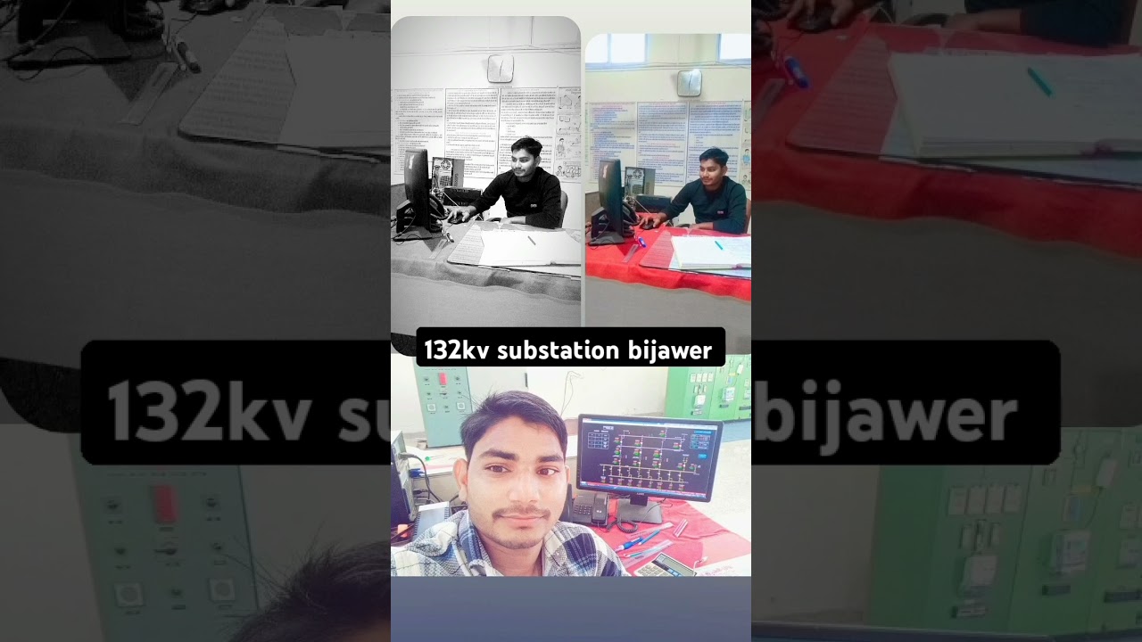 132kv substation bijawer transmission line work as operator 