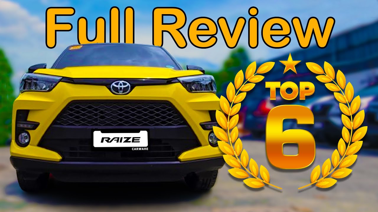 Toyota Raize 1.0 Turbo CVT | Желтый SE Черный | Полный обзор || carwahe