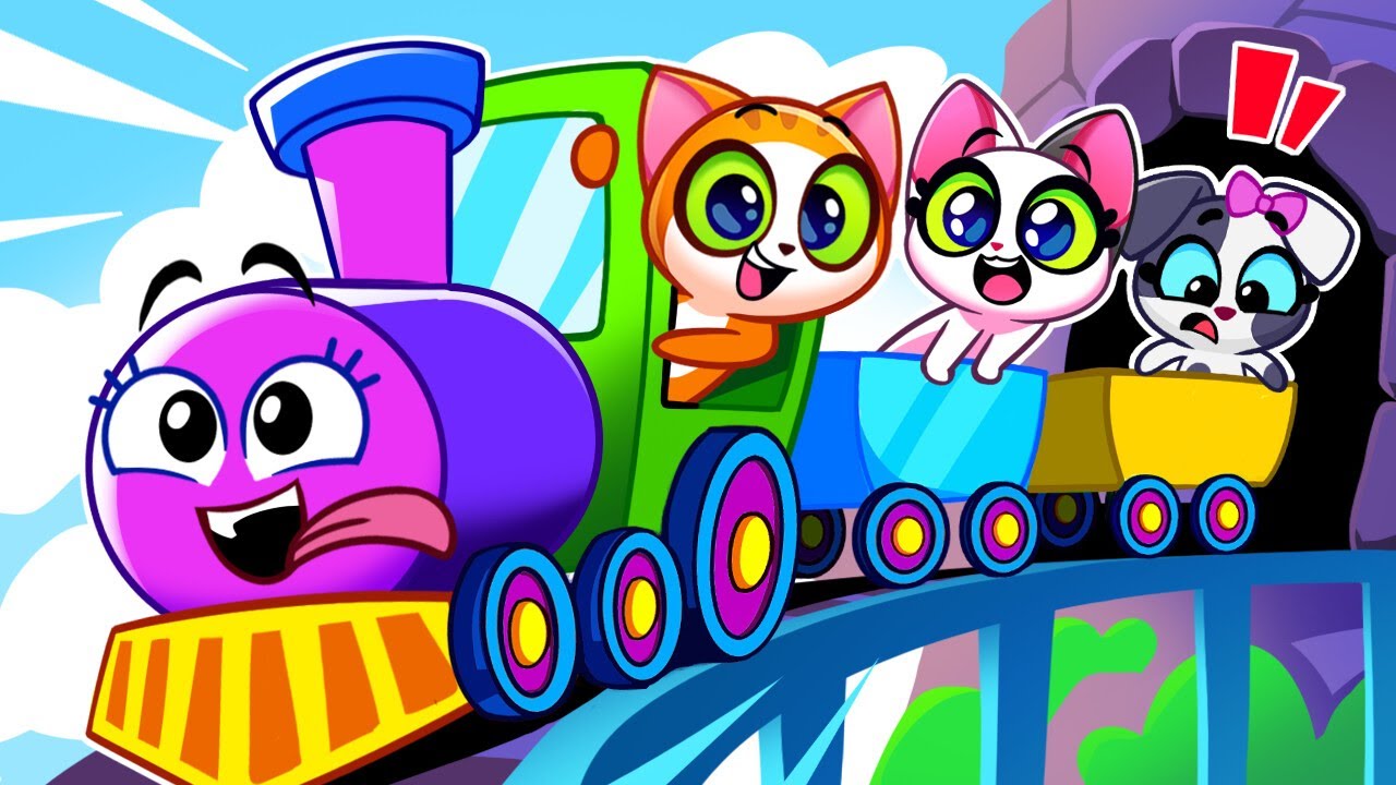 Choo Choo Train Adventures | Safety Rules on the Way | Useful Cartoons for Toddlers | Purr-Purr