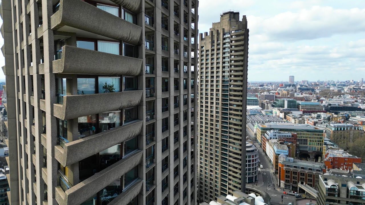 [4K] Barbican Estate | London by Drone