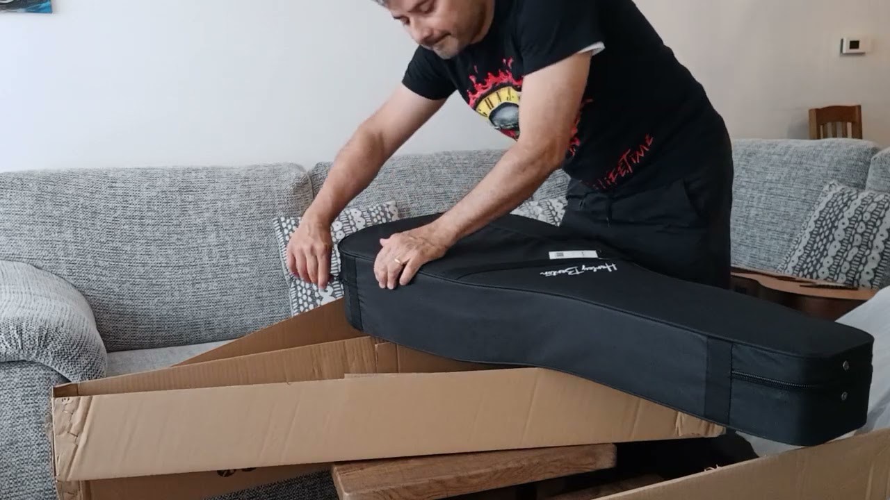 Unboxing Guitarra Acustica Harley Benton Custom Line CLD-30SCM-CE SolidWood en Español
