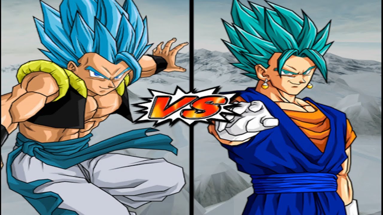 Gogeta Super Saiyajin Blue Vs Vegeto Super Saiyajin Blue DBZ Budokai Tenkaichi 4