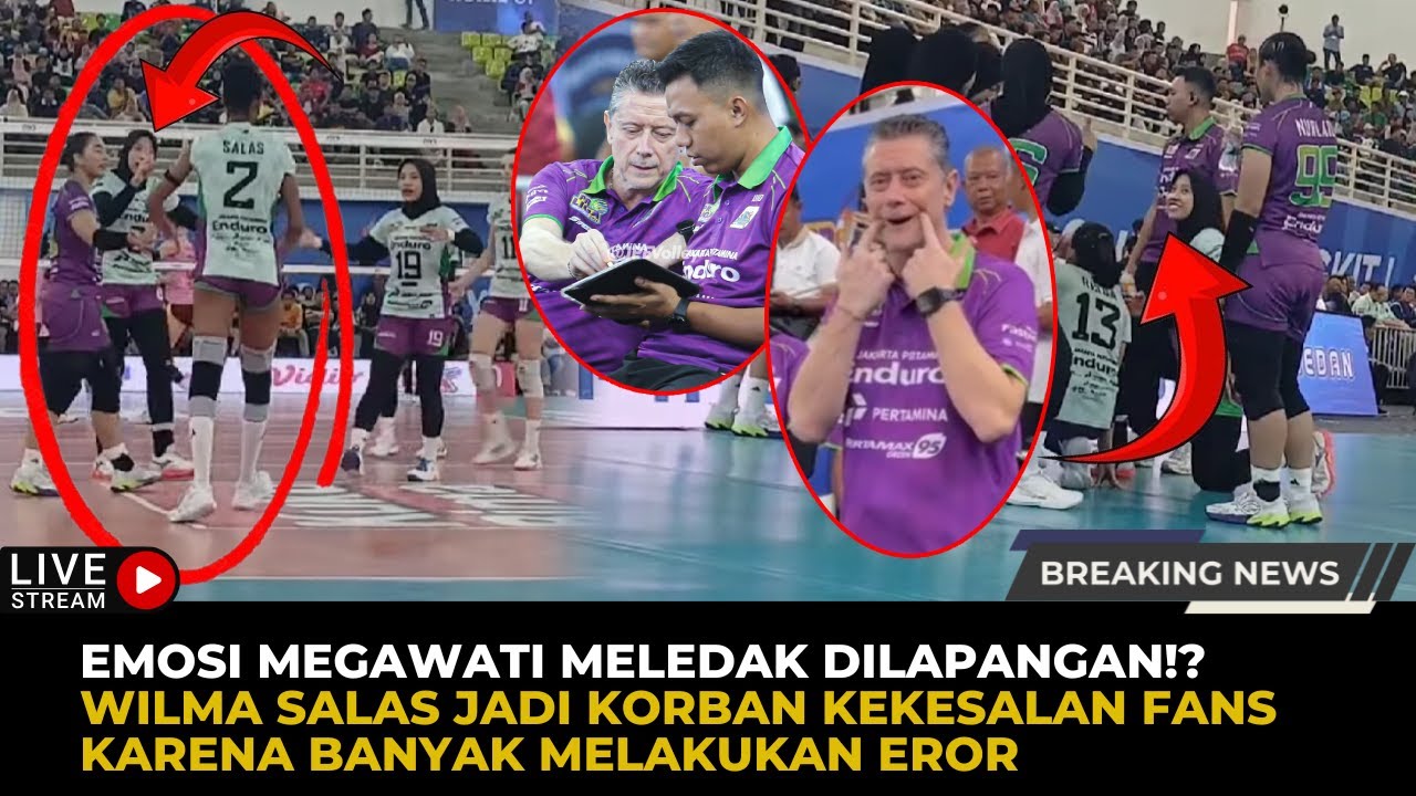 🔴Emosi Dan Tangis Megawati Meledak Ditengah Lapangan, Wilma Salsa Jadi Bahan Kemarahan Fans!?