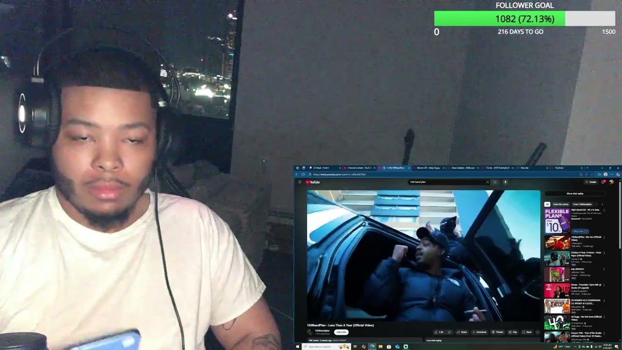 BEST NEW ARTIST!!!! 100BandPlan - Less Than A Year (Official Video)....REACTION