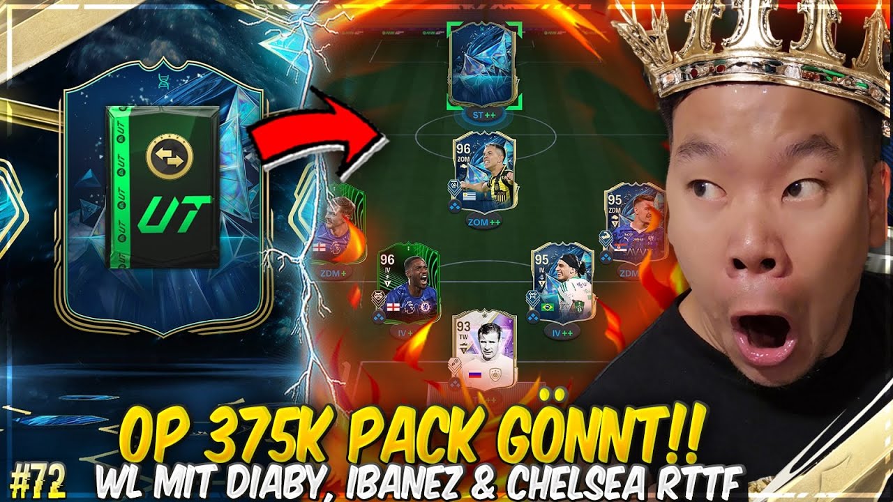 WIR &Ouml;FFNEN 2x OP 375K PACK MIT M&Uuml;NZEN UND HABEN PACKLUCK AUS DER H&Ouml;LLE 😱 +WL CRASHOUT 🤯 FC25 PS5 RTG