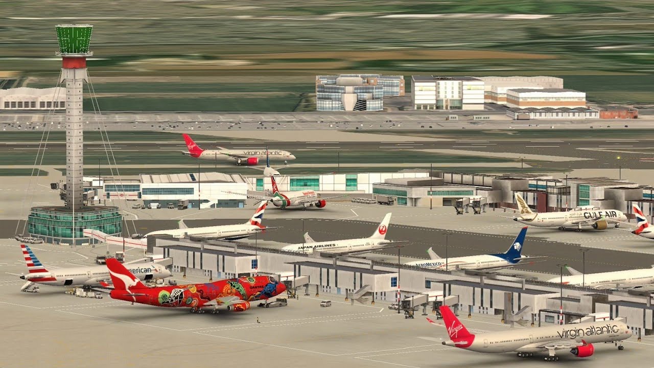 LONDON HEATHROW Airport Gameplay #14 | Plane Spotting | World of Airports