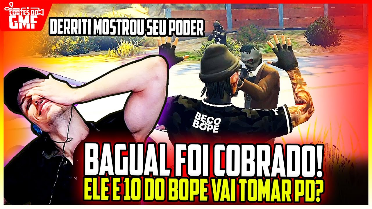 DERRITI SEQU3STROU O BAGUAL😨 COBROU E QUASE DEU PD NELE E EM 10 DO BOPE NA CAPITAL CITY NO GTA RP