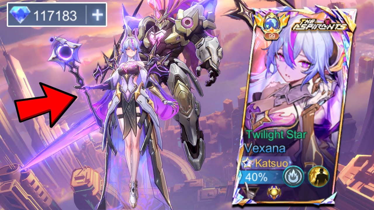 NEW VEXANA TWILIGHT STAR ASPIRANT SKIN IS CRAZY!! 🥵 DIAMOND SPENT REVEAL! (best aspirant skin ever?)