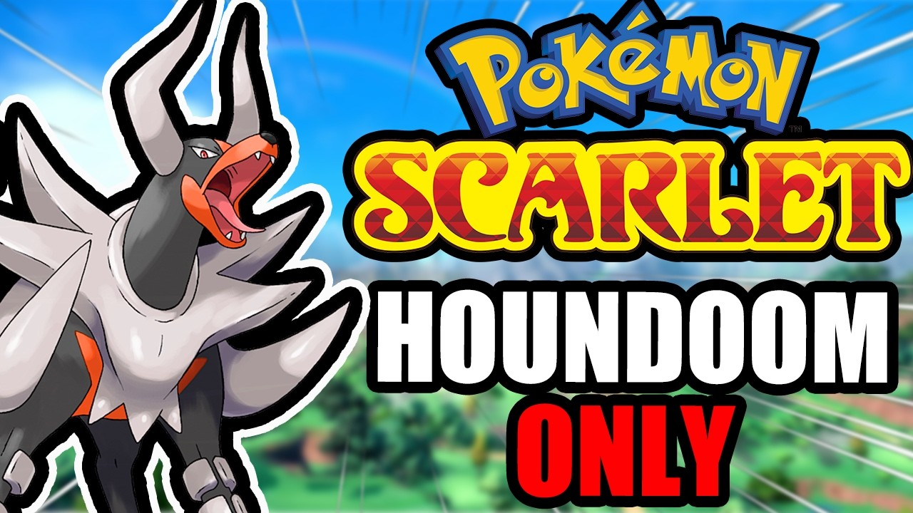 Can You Beat Pokemon Scarlet With Just A Houndoom?