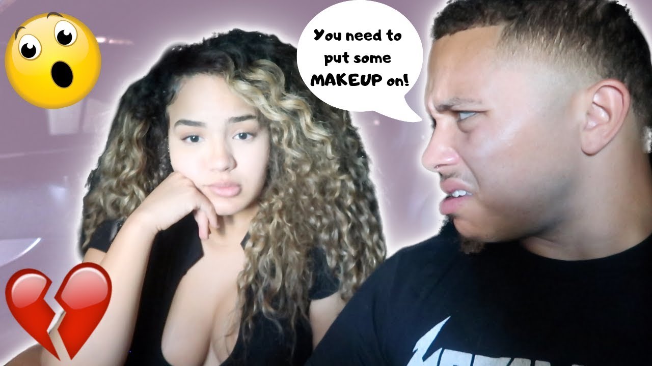Telling My Girlfriend She Looks UGLY With NO MAKEUP To See How She Reacts ** SHE CRIES**