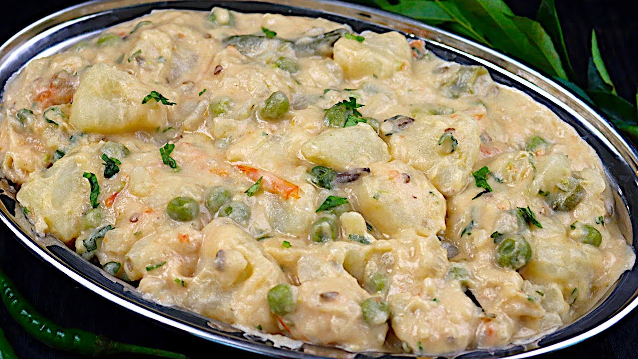 கல்யாண வீட்டு உருளைக்கிழங்கு பால்கறி சுவையின் ரகசியம் /Potato paal curry tamil/urulaikilangu poriyal
