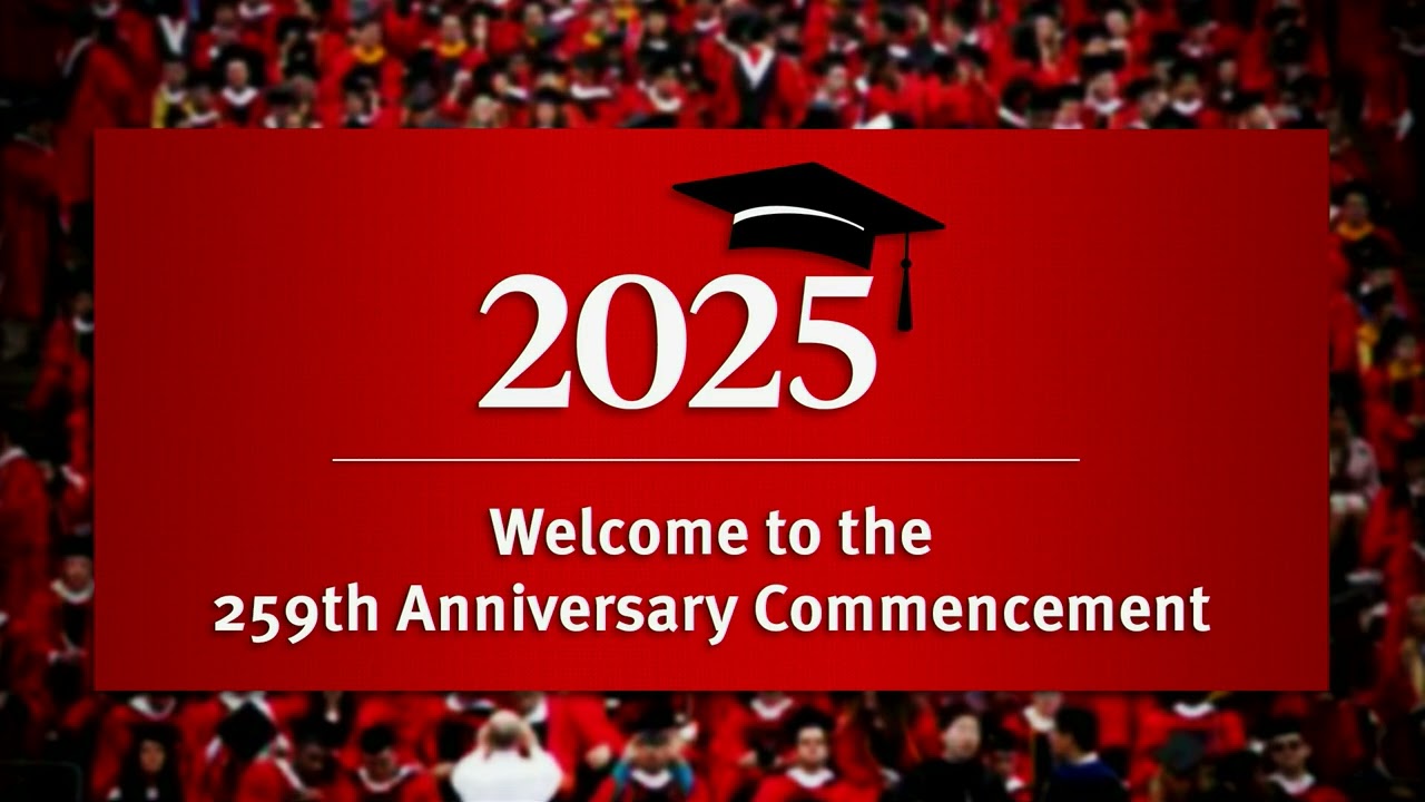 Rutgers University 259th Anniversary Commencement | Full Ceremony Recording