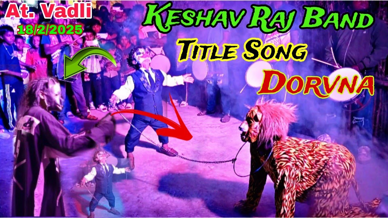 Title Song Dorvna🤡 Keshav Raj Band At,Vadli gam full public 😱 18/2/2025/full  video full title song