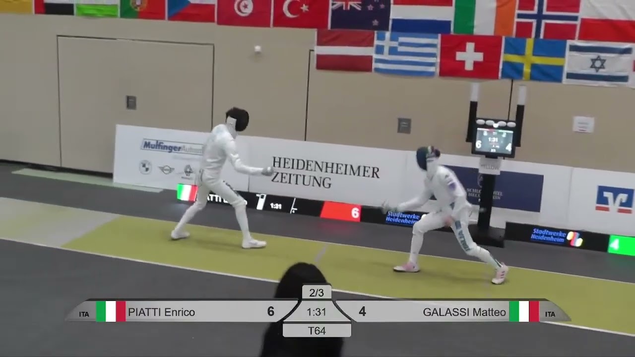 2025 98 SME Coupe du Monde, Heidenheim PIATTI Enrico vs GALASSI Matteo