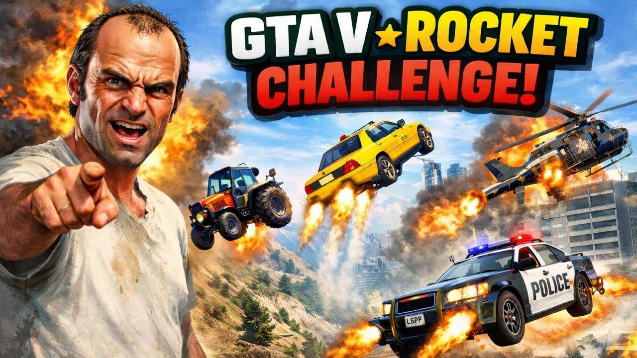 I Turned Every Vehicle Into a ROCKET! 🚀  | GTA V |