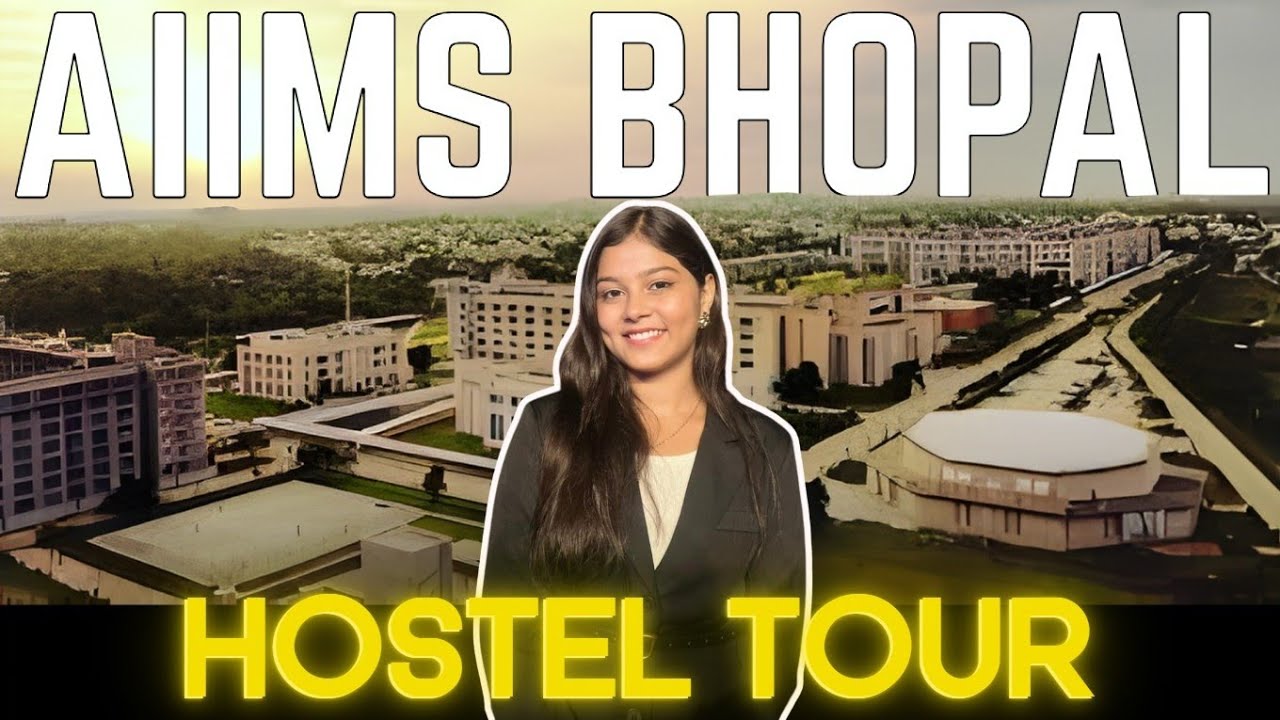 AIIMS Bhopal Tour 🏥 | library, Rooms, Building | Full View🩺